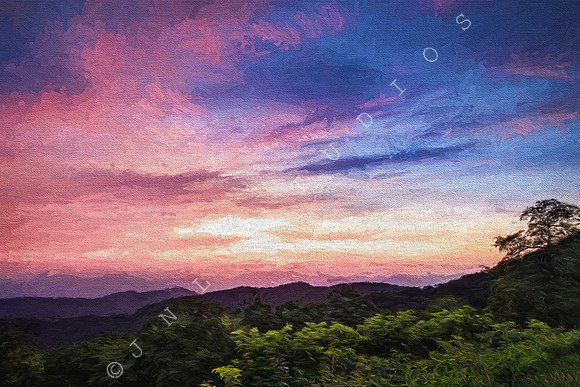Smoky Mountains Lickstone Painting